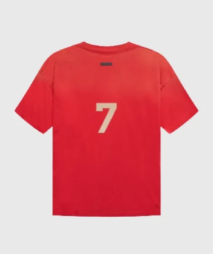 Fear of God Essentials T-Shirt 7 Red