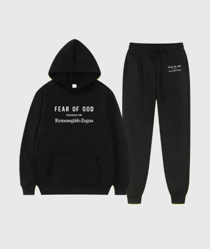 Essentials Fear Of God Emenegildo Zegna Tracksuit Black