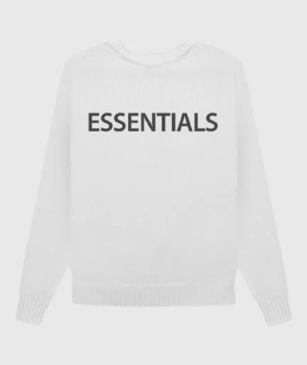 Essentials Overlapped Sweatshirt White