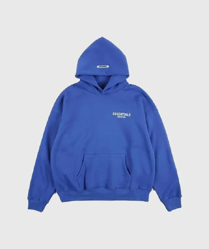 Essentials Fear of God Hoodie Blue