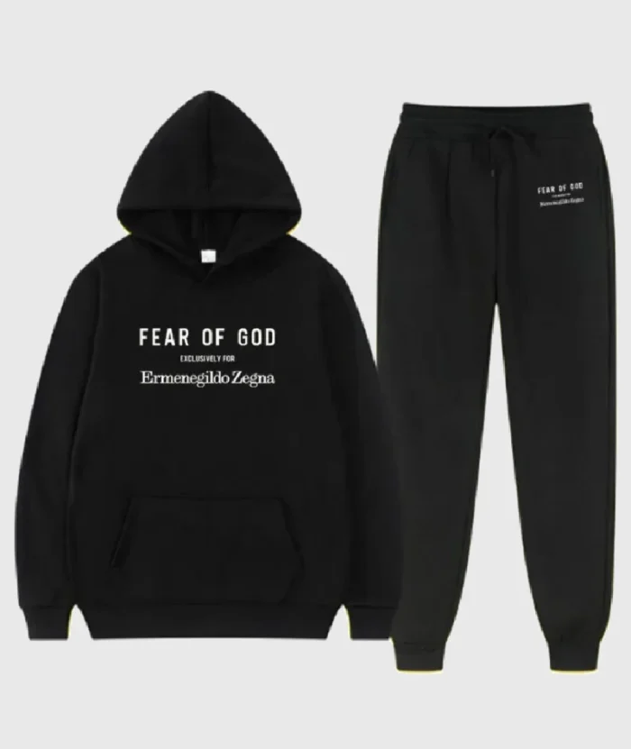 Essentials Fear Of God Emenegildo Zegna Tracksuit Black