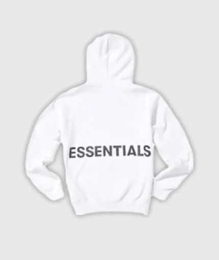 Fear of God Essentials Graphic Pullover Hoodie White